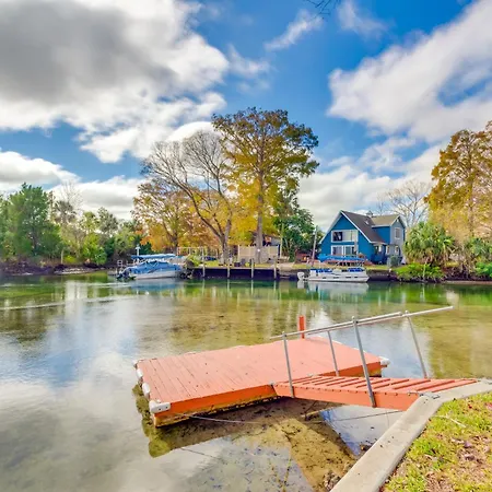 Weeki Wachee River Home On Main River By Park!